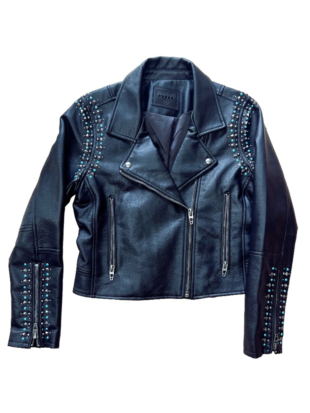 Blank NY Vegan Moto Jacket with Studs